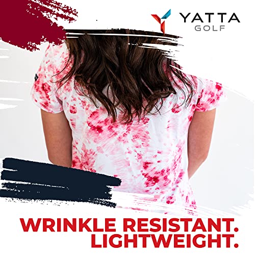 Yatta Golf Premium Golf Polo Shirts For Women - Lightweight, Quick Dry, Wrinkle Resistant & Moisture Wicking Golf Outfits For Women - Workout, Hiking, & Athletic Shirts Made Of Spandex & Polyester #TOP5