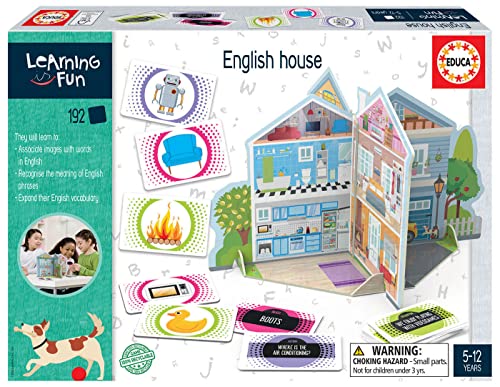 Educa Jouet éducatif English House 18844 pour apprendre l'anglais