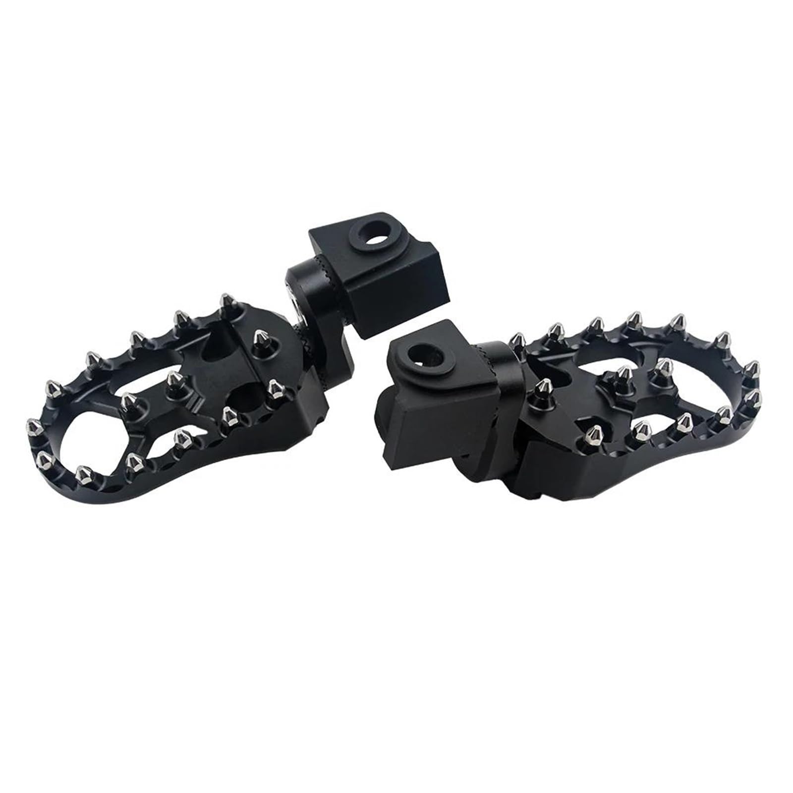 pedali per moto Poggiapiedi Anteriore Per Moto Per 790 890 1050 1090 1190 1290 Per Adventure Pedane Regolabili Con Abbassamento Pedane Girevoli Resto Pedane Moto(Color:Black Silver)