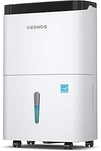 Kesnos 80 Pints Energy Star Dehumidifier for Home & Basement with Drain Hose