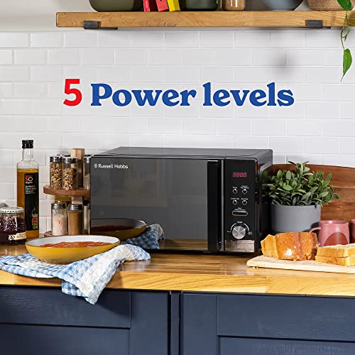 Russell Hobbs 20L Digital Solo Microwave - 800W, Black - Image 5