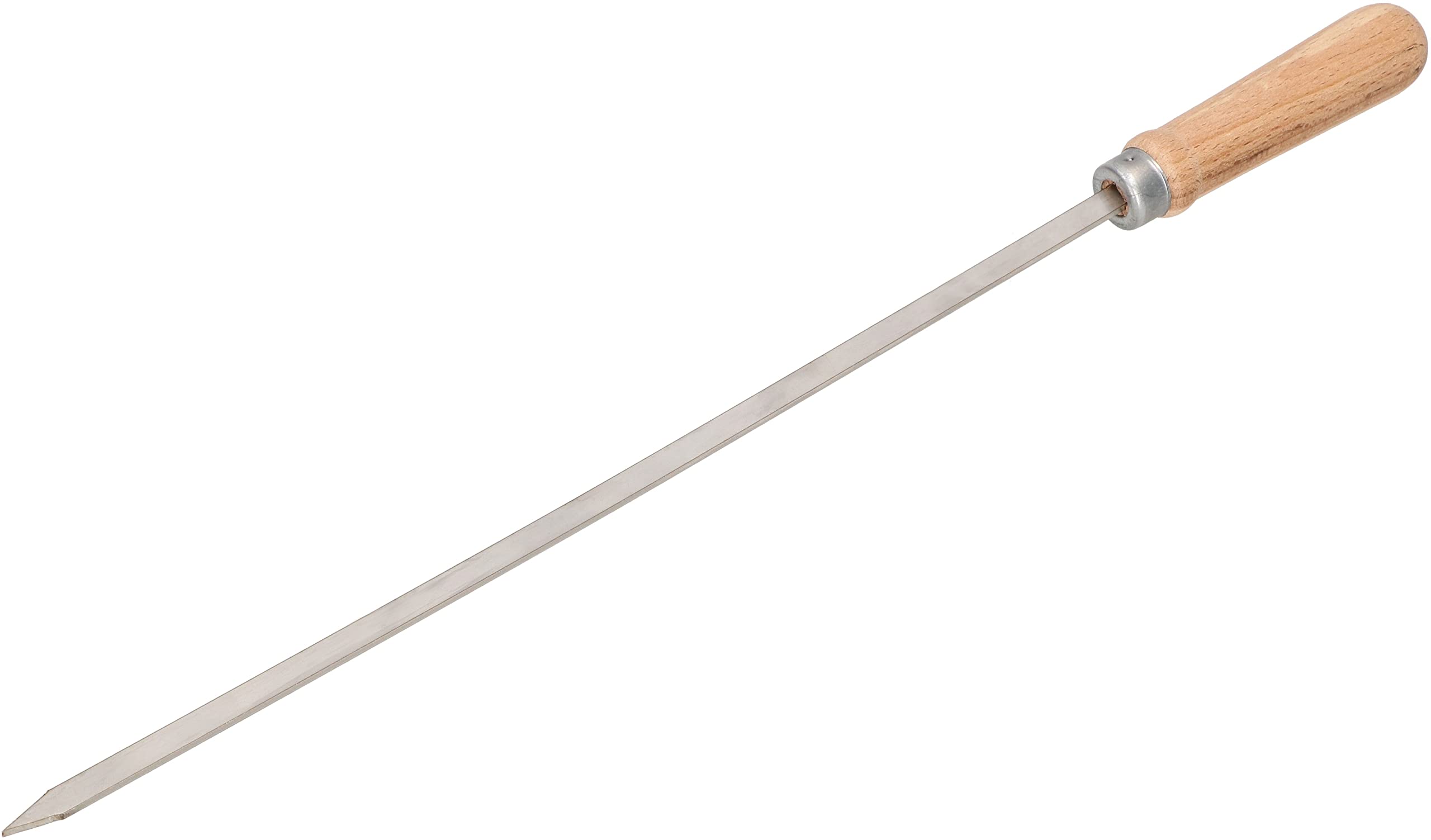 KOTARBAU® Set di 6 spiedini per barbecue in acciaio inox con manico in legno
