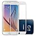 Josi Minea [ Samsung Galaxy S6 ] Tempered Glass Screen Protector with Full Coverage Crystal Clear Ballistic LCD Screen Cover Guard Premium HD Shield for Samsung Galaxy S6 / SVI - White