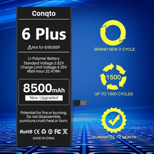 Shenmz [8500Mah] Battery For Iphone 6 Plus thumb #3