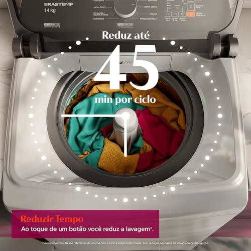 Máquina de Lavar Branca 14kg Brastemp com Smart Sensor e Lavagem Rápida - BWJ14AB - 220v #5