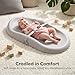 Mallify Wipe-Clean Changing Pad, Waterproof & Wipeable, Soft & Non-Slip Diaper Adjustable Safety Belt, Changing Pad for Dresser, Changing Table