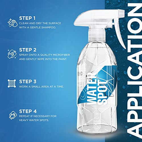 Gyeon Quartz Water Spot Remover 500Ml - Premium Hard Water Spot Remover - Safe For Use On Sio2 Ceramic Coated Cars - Maintains Hydrophobic Ceramic Coating - Ultimate Tool In Your Car Detailing Kit #TOP5