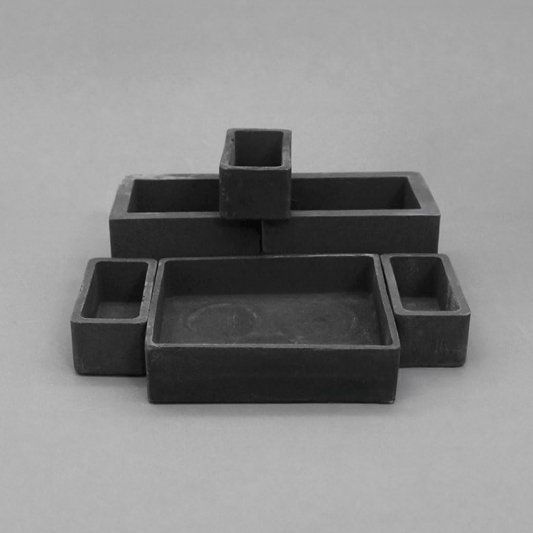 Crisol de carburo de silicio, cerámica duradera para fusión de metales a alta temperatura, 63 x 52 x 103,5 mm, ideal para fundición de metales y fabricación de joyas, 1 unidad