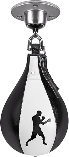 Miniatura 5 de BeneLabel Bolsa de velocidad giratoria - Speedbag giratorio de acero inoxidable con rotación de 360 - Rodamiento de boxeo giratorio para saco de