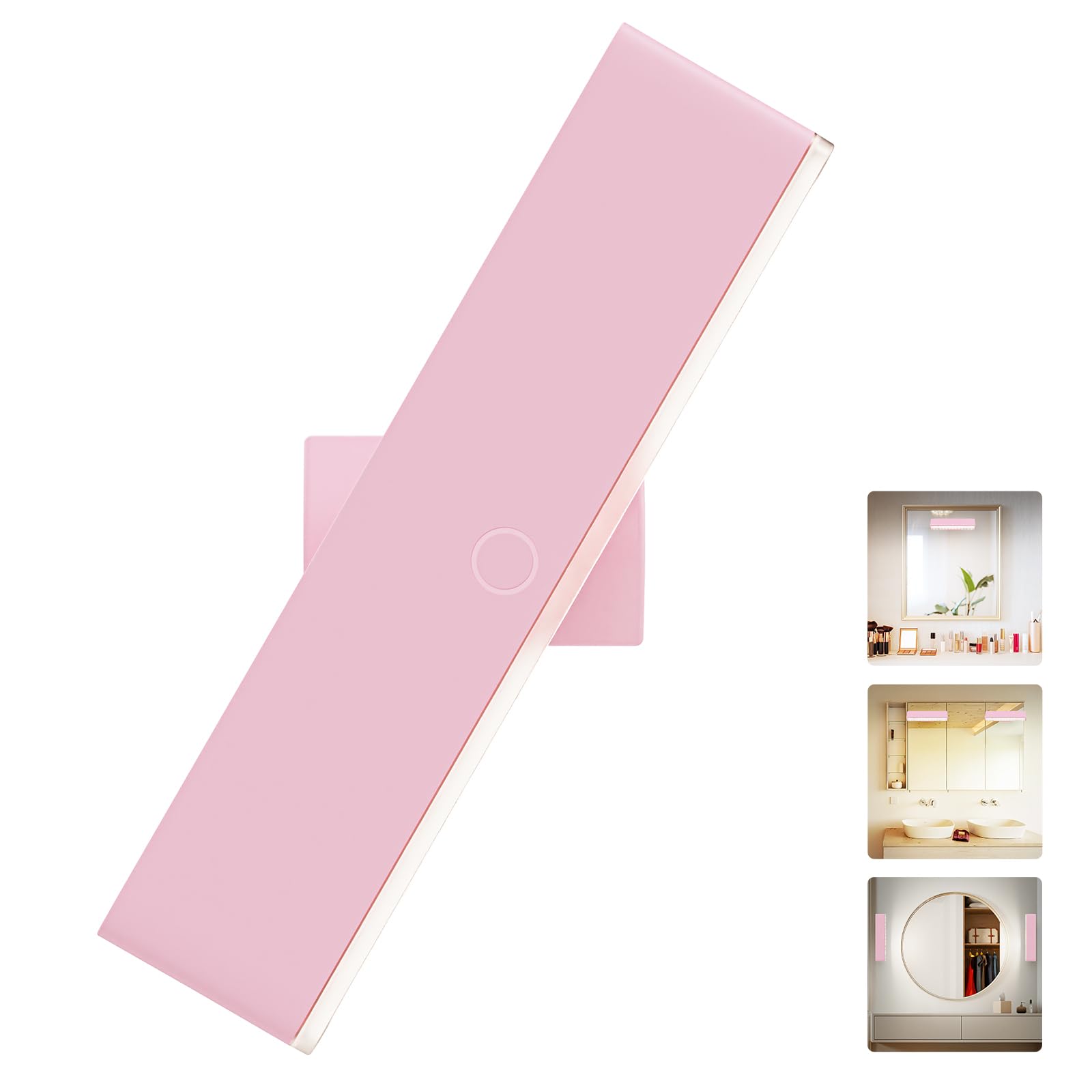 Luz de maquillaje recargable de 4000 mAh con modos CCT y brillo regulable