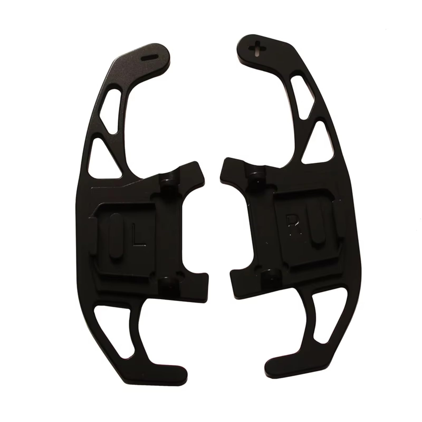 ZTGUIOQ Paddle Shifter Extensions Compatible with Vw for Golf for GTI R for GTD for GTE Mk7 2013-2019 Car Steering Wheel Shift Paddle Shifter Extended(Black)