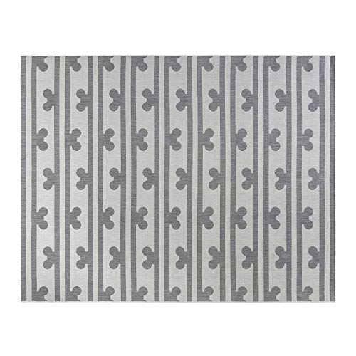 Mickey Mouse 9x13 Stripe Polka Rug