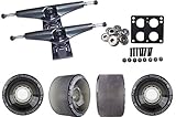 TGM Skateboards Core 6.0 Black Longboard Trucks Wheels Package Bigfoot 70mm Pathfinders Black