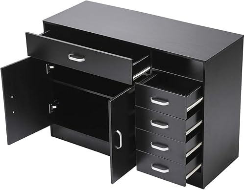 Miniatura 6 de Gabinete de equipo de spa para salón de belleza, color negro, clásico, peluquería, peluquería, peluquería, peluquería, peluquería, peluquería,