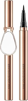 GOVO Eyeliner with Mirror, 1 piece, 0.06 oz 1.5 g, Waterproof, High Color, Wont Fall Off, Popular, Black, Queen, Work, Stage, Gift