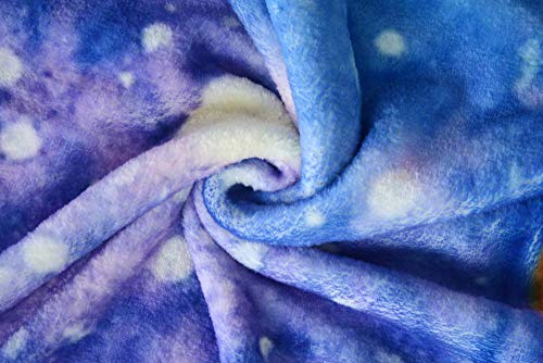 Encoft Flannel Bed Blanket Full Size For Couch Sofa And Bed, Soft Galaxy Mermaid Throw Blanket #TOP4