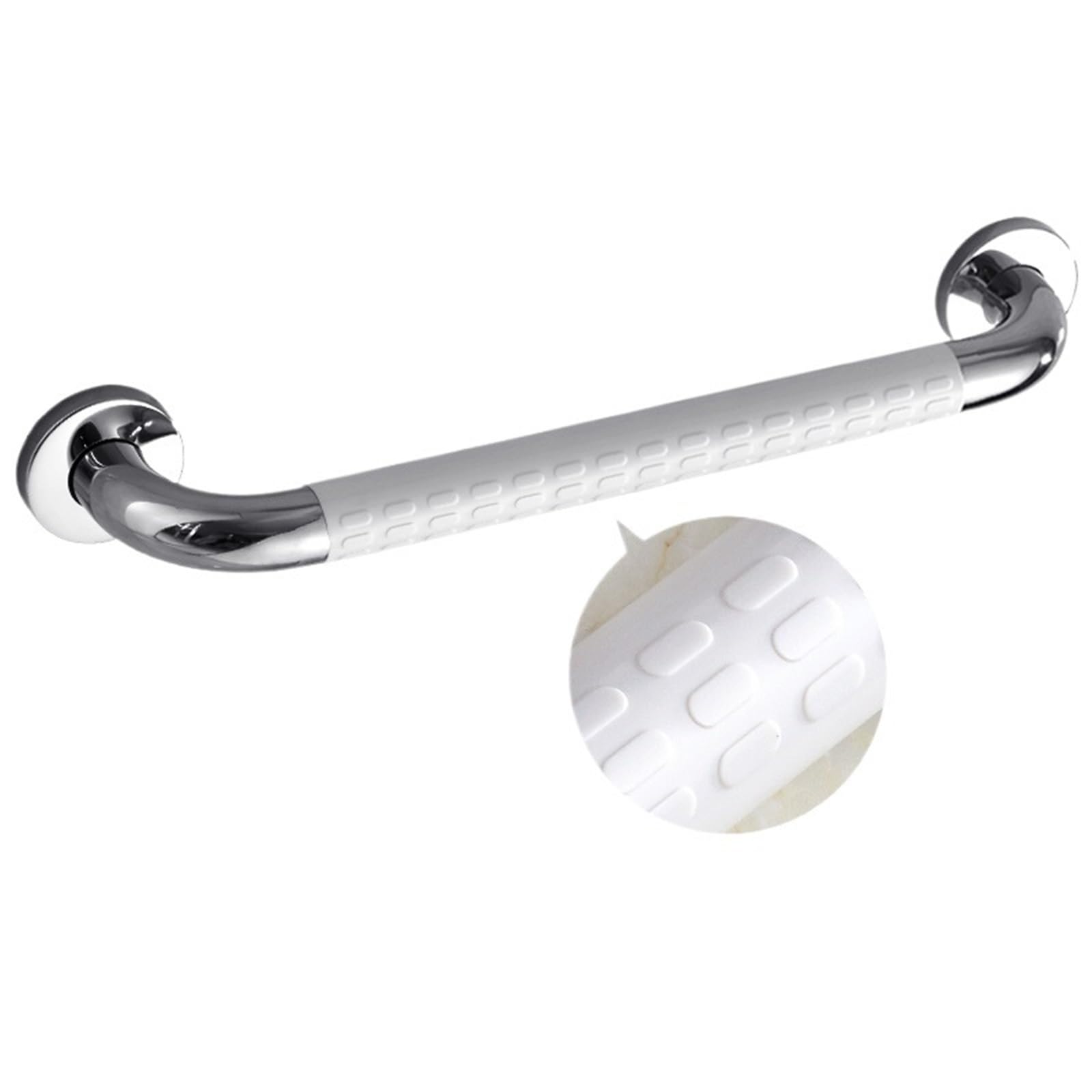Barras de Apoyo para baños Asa de baño para Personas Mayores, Agarre Fuerte para Inodoro, asa de Seguridad para baño, pasamanos, Accesorios para Barra de Agarre(304 White - 68CM)