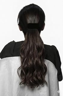 Alizz 18 Inch Ponytail Hair Extensions - Wavy | Easy Clip-In Style | Natural Hair | Flat clip | Original Looks hair extens... Price In India