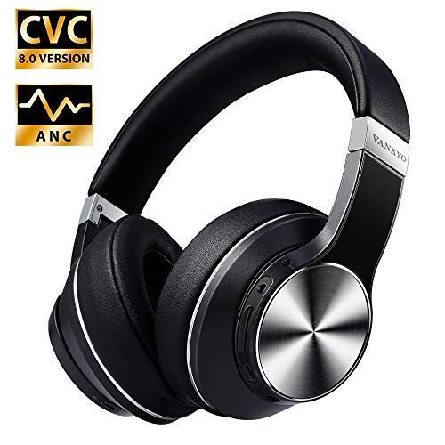 Hybrid Active Noise Cancelling Headphones, VANKYO C751 Over Ear Wireless Bluetooth Headphone