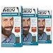 Just For Men Mustache & Beard Brush-In Color Gel, Light-Medium Brown (Pack of 3, Packaging May Vary)