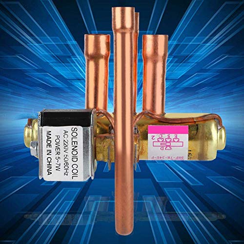 Air Conditioning Four-way Reversing Valve Copper Refrigeration Service Maintenance Accessory (1.5P-2P)