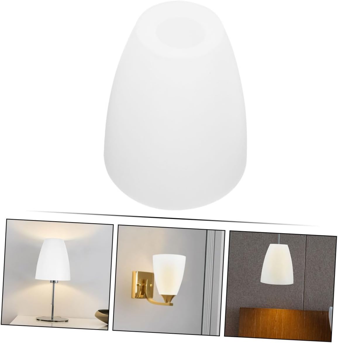 5pcs Table Lamp Shade Plastic Light Cover Replacement Decorative Lampshade for Bedrooms Living Rooms Studies Elegant Minimalist Design Easy to Install Material Center