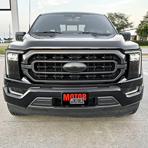 SlickMod PreCut Vinyl Smoke Tint for 2021-2023 Ford F150 Headlight (20% Dark Smoke, 1. Headlight)