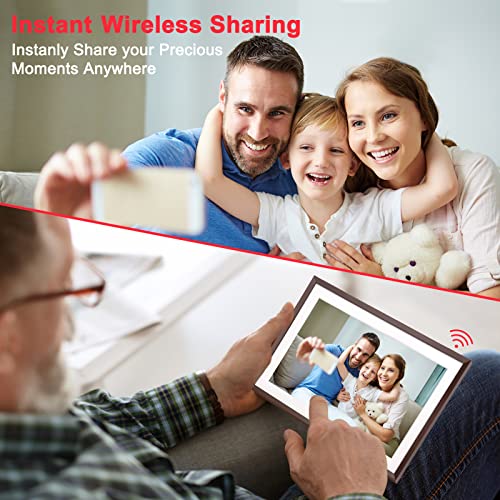 Frameo 32Gb Storage 10.1 Inch Smart Wifi Digital Photo Frame, Ips Hd Lcd Touch Screen,Wall-Mountable,Auto-Rotate,Easy Setup And Share Photos And Videos Via Free App From Anywhere #TOP6