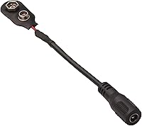 Vista 1 de ROCKBOARD by Warwick Power Ace Cable - Fuente de alimentación de pedal de efecto, barril de 0.098 in x 0.217 in a clip de batería de 9 V