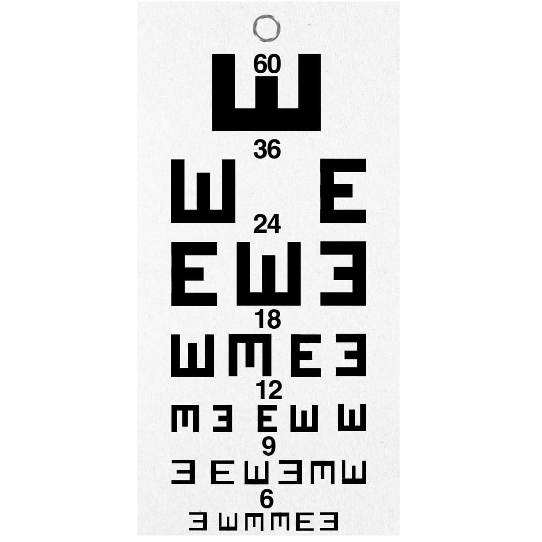 Bos medicare surgical Medical Eye Examination Sheet, Vision Test Chart (E Vision test chart) (B0DDXPSLDS) Amazon Price History, Amazon Price Tracker