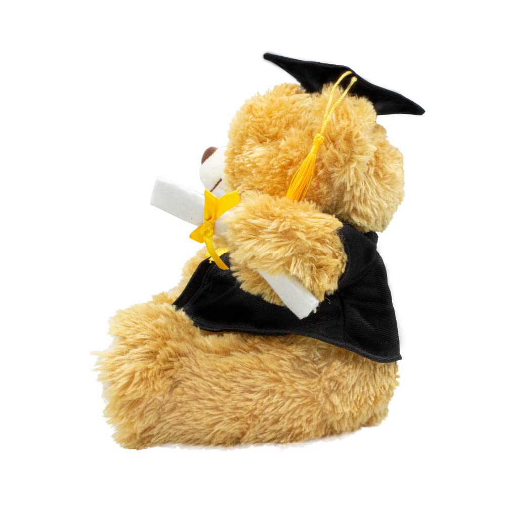 Oso De Peluche Graduación Con Birrete 25 Cm – Regalo De Graduación | Peluche Suave Y Coleccionable Para Todas Las Edades