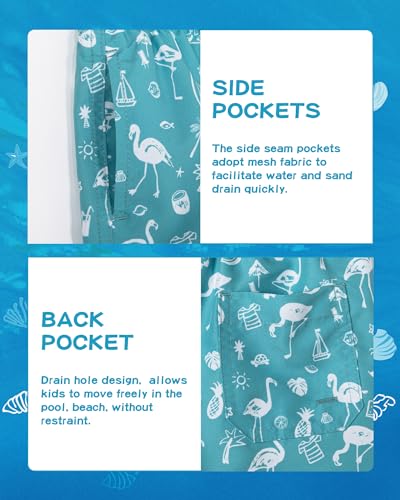 Image of SURF CUZ Boys Swim Trunks Toddler Swim Shorts UPF 50+ Bathing Suit for Boy Swimsuit Quick Dry Mesh Beach Boardshorts Swimwear