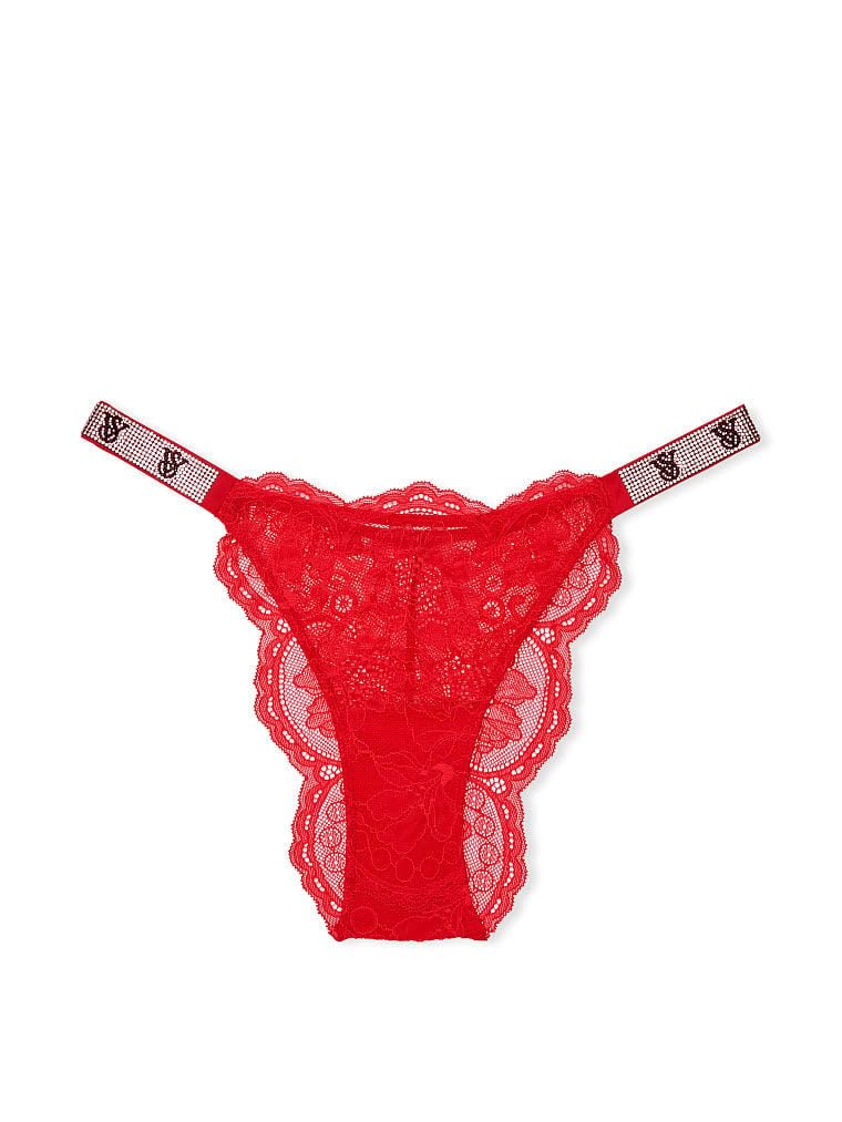 Victoria's SecretWomen's Very Sexy Shine Strap Brazilian Underwear, Moderate Coverage Panties for Women (XS-XXL)