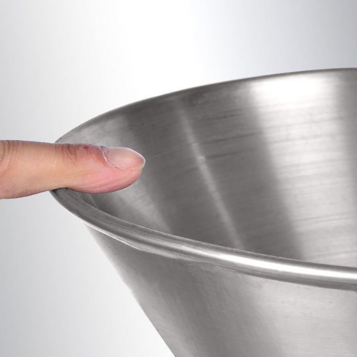Stainless steel large-diameter vacuum bag oil proof packaging with bracket, refueling funnel, packaging oil funnel,7cm