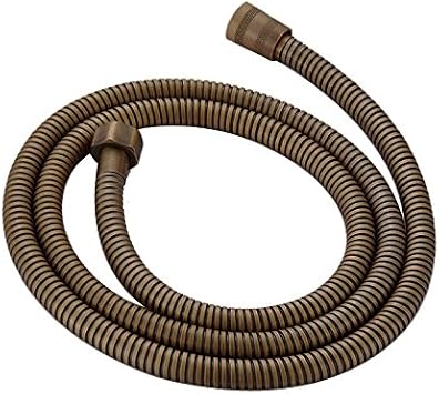 Bathroom 59-Inch Stainless Steel Interlock Handheld Shower Hose, Antique Brass