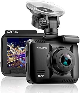 AZDOME UHD 4K Dash Cam 2160P, GPS WiFi Dashboard Car Camera with G