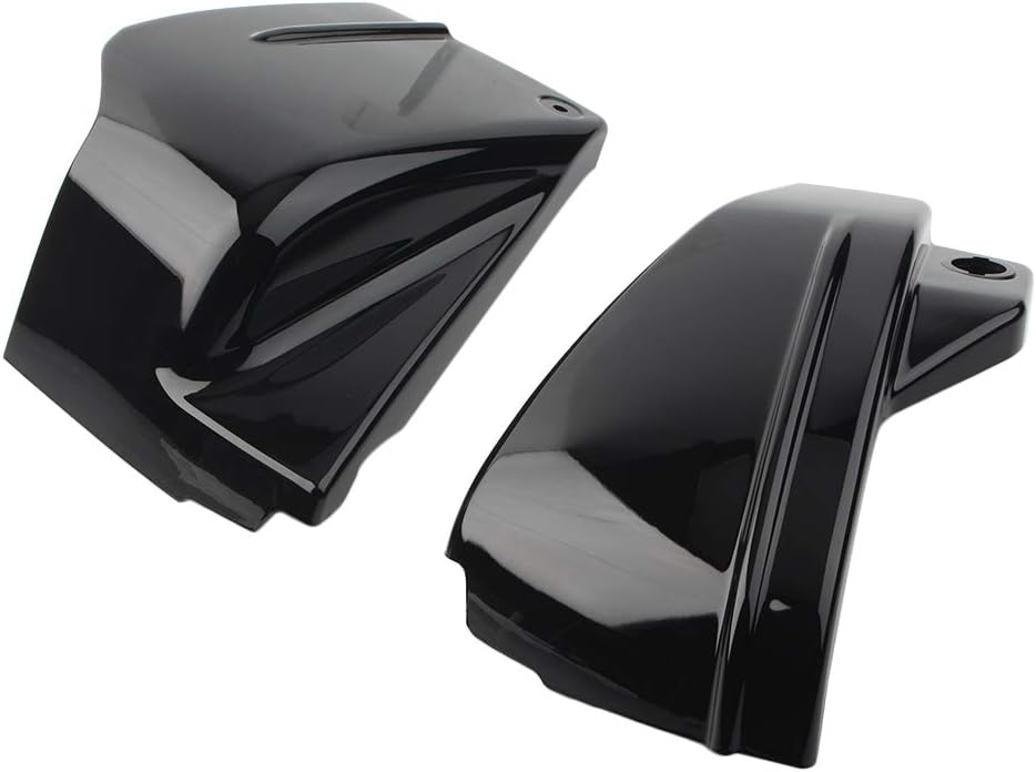 GZYF Motorcycle Side Battery Cover Compatible with for Yamaha V-Star 650 / Dragstar 650 / XVS650 / XVS650A All Years, Black