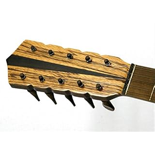 Musikalia Guitare Battente, de lutherie, avec rosette en bois perforée à la main, chevilles de bois - Les Beatles, Paul McCartney, John Lennon, RIngo Starr, George Harrison Musikalia Guitare Battente, de lutherie, avec rosette en bois perforée à la main, chevilles de bois – Image 6