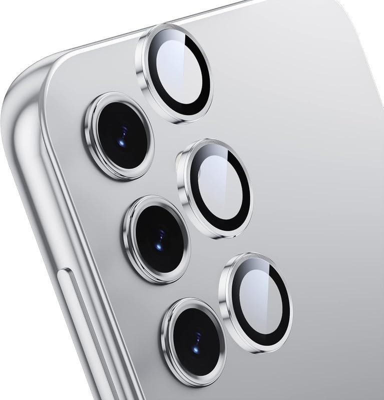 MOBIKTC NEW【3 Pack】 Camera Lens Protector for Samsung Galaxy M55s 5G Tempered Glass [Metal+Glass] Ultra HD|Anti-Scratch, Case Friendly [Silver] (B0DJ2TXKNP) Amazon Price History, Amazon Price Tracker