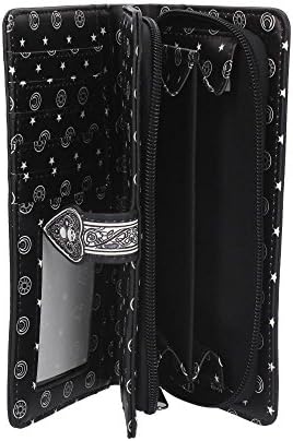 Nemesis Now B4106M8 Spirit Board Embossed Purse 19cm Black, PU