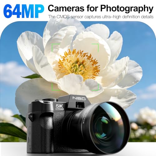Image of G-Anica 5K 64MP Digital Cameras for Photography with Dual-Lens WiFi