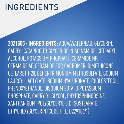 CeraVe PM Daily Facial Moisturizer, Skin Care for Dry Skin, Oil-Free, 3oz - image 8