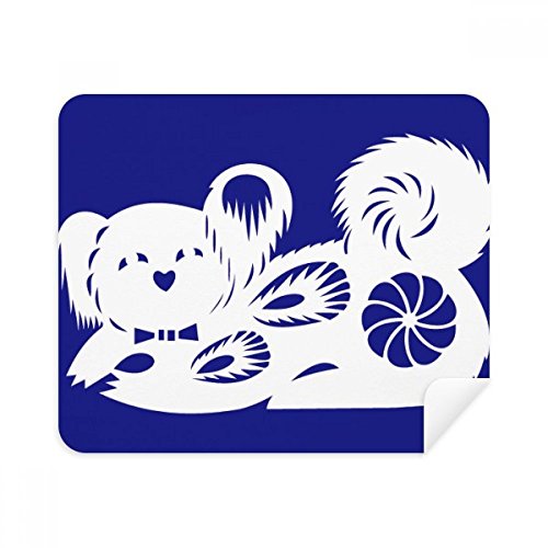Chiffon de nettoyage en suède pour smartphone motif chien de Chine