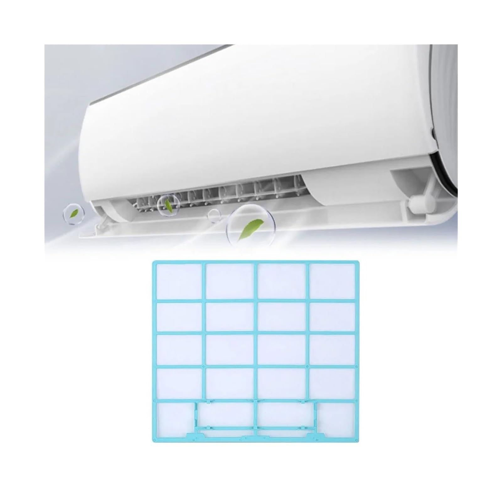 Hizon 37X33cm Air Conditioner Filter 1 Pc ，Compatible For Midea，