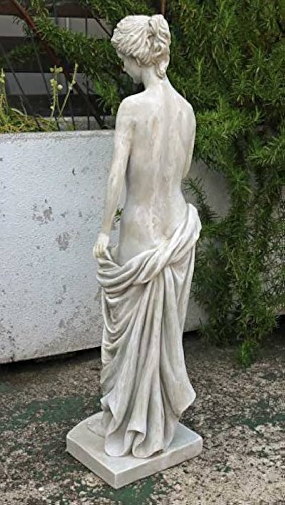 ガーデンファニチャー女神像、ガーデン女神、ガーデンエンジェル、女神像、ポリレンジ 女神像】ガーデニング エンジェル【アンジェロ】天使置物 女神像