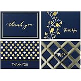 Spark Ink 100 Thank You Cards with Envelopes Bulk, Thank You Notes, Elegant Blank Cards & Envelopes,