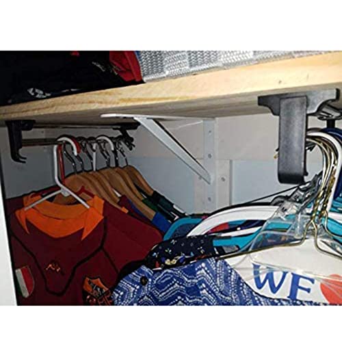 Rail de garde-robe extensible pour réparer le manque de place en armoire