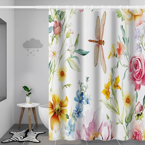 Rideau de douche moderne en polyester lavable de qualité supérieure - 3