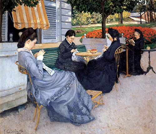 Tableau Mesdames Couture Caillebotte pour sublimer un mur vide salon impression toile 60x90