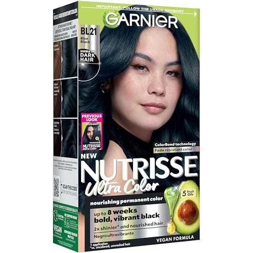 Garnier Nutrisse Ultra Color Hair Color, Permanent Hair Dye for Up to 8 Weeks of Bold, Vibrant,...